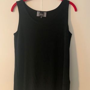 Slinky Black Tank Top